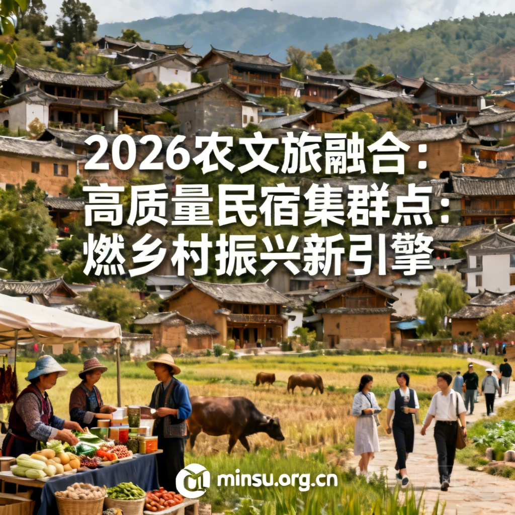 2026农文旅融合：高质量民宿集群如何点燃乡村振兴新引擎？​