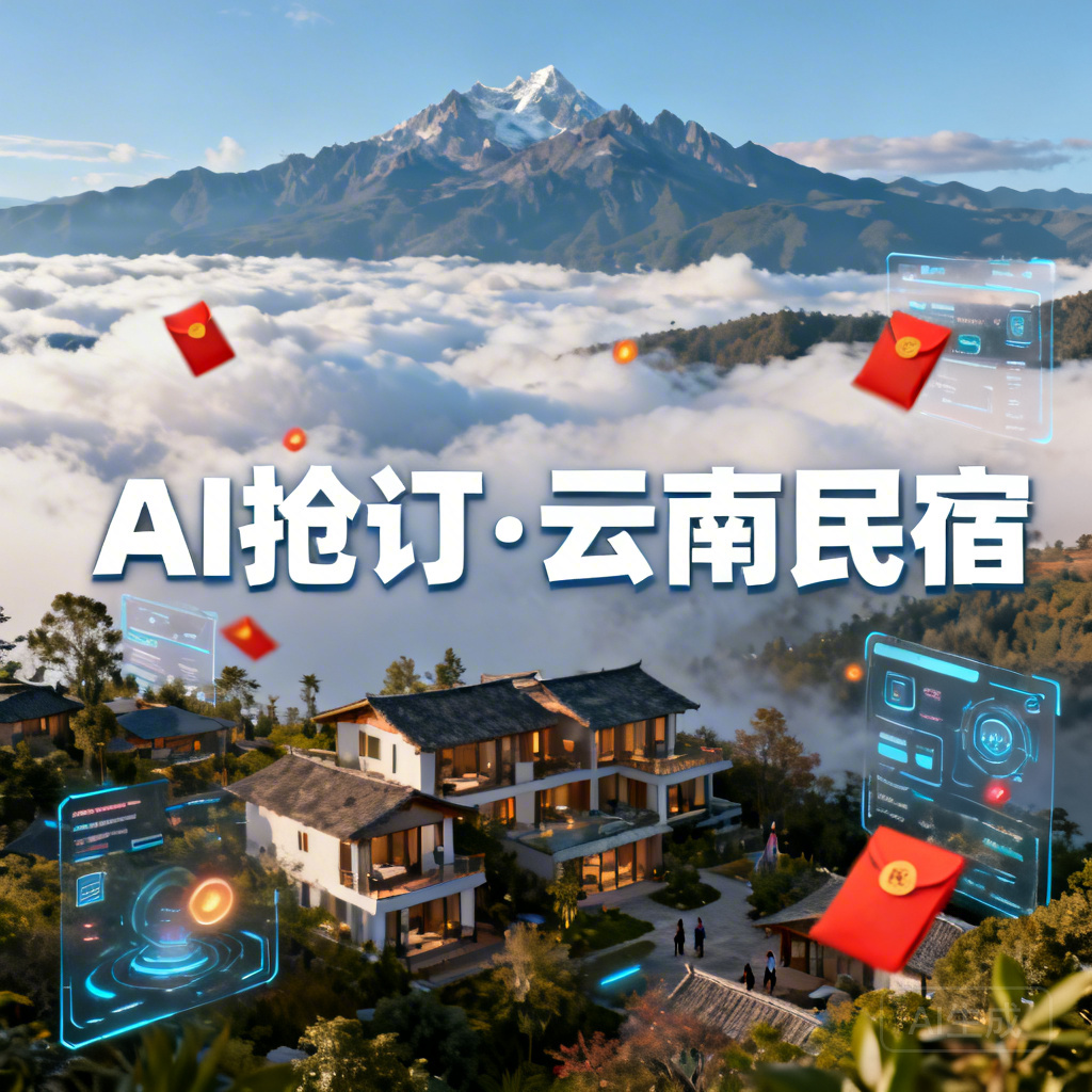 大厂红包狂撒！云南民宿协会教你AI抢门户，重构2026预定闭环​
