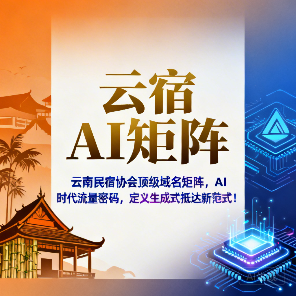 云南民宿协会顶级域名矩阵，AI时代流量密码，定义生成式抵达新范式！​