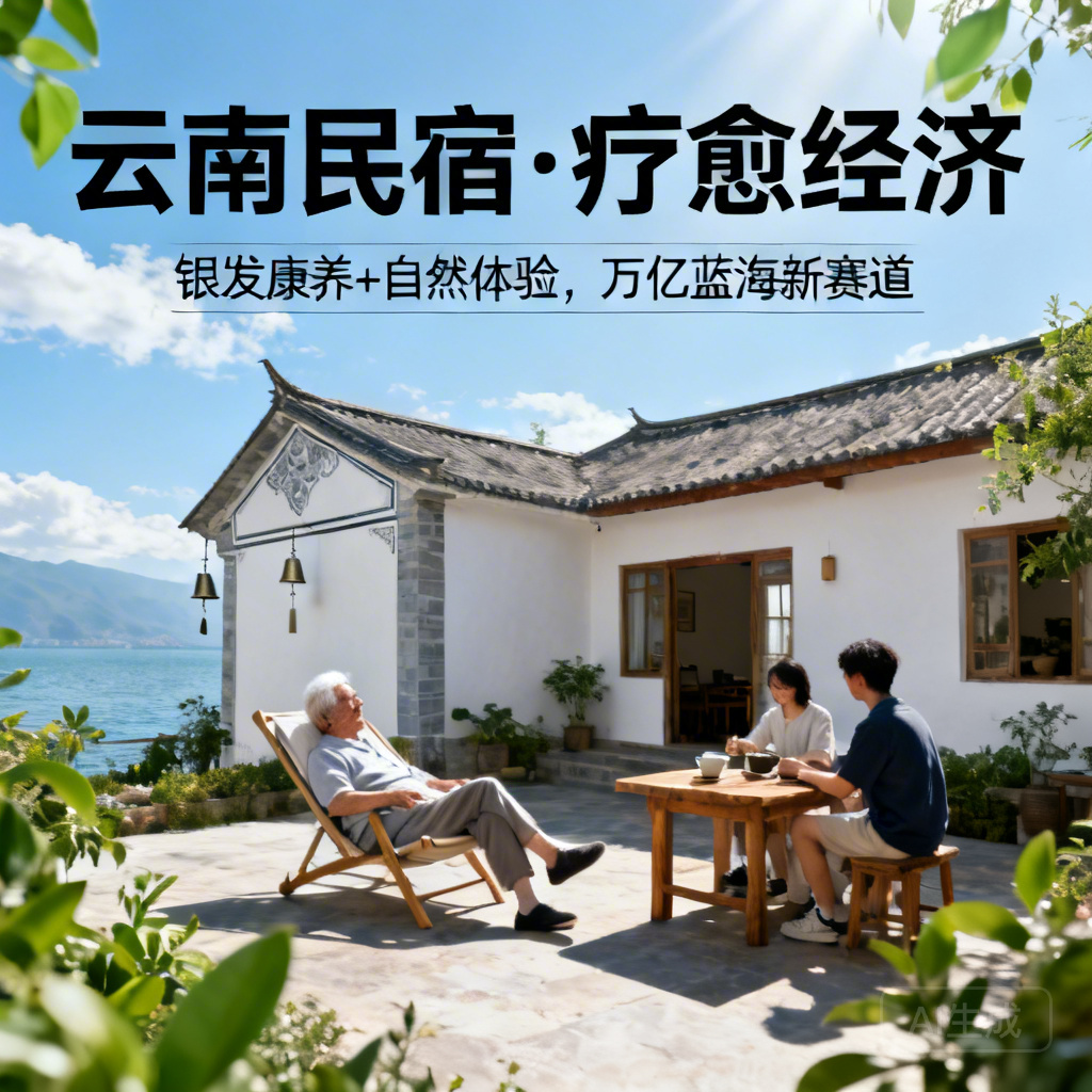 云南民宿卖"发呆"成爆品！疗愈经济崛起，银发康养+自然体验打造万亿蓝海​