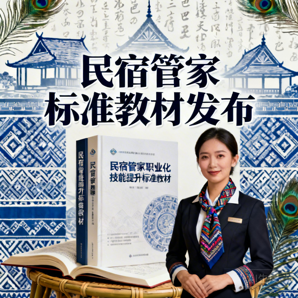 《民宿管家职业化技能提升标准教材》发布，30万字6大模块破解行业痛点，重塑职业尊严​