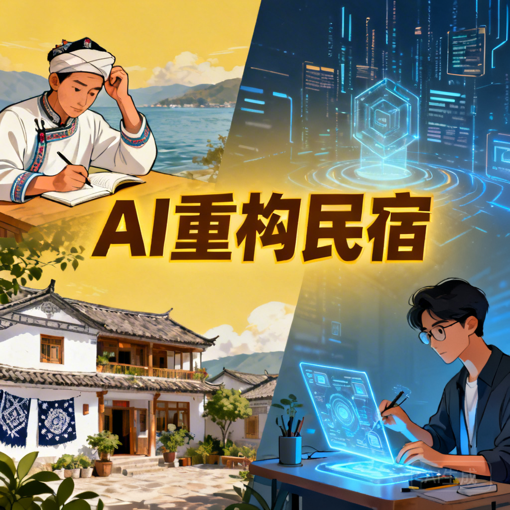 民宿掌柜警惕！AIGC全面入侵，不懂AI将遭降维打击，降本增效就靠它！​