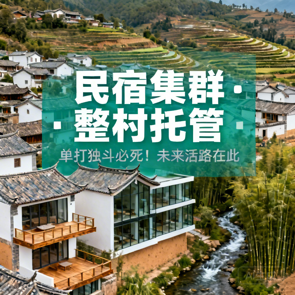 单打独斗必死！民宿集群与整村托管，才是未来活路！​