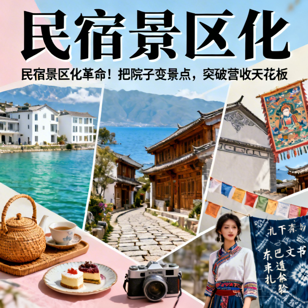 民宿景区化革命！把院子变景点，突破营收天花板​