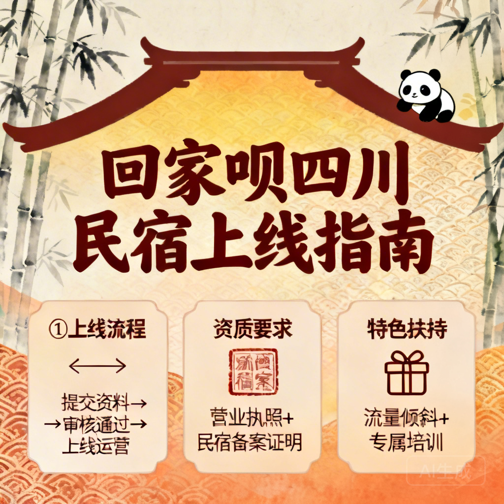 回家呗四川民宿上线指南（内附西部事业部及四川城市经理联系方式）