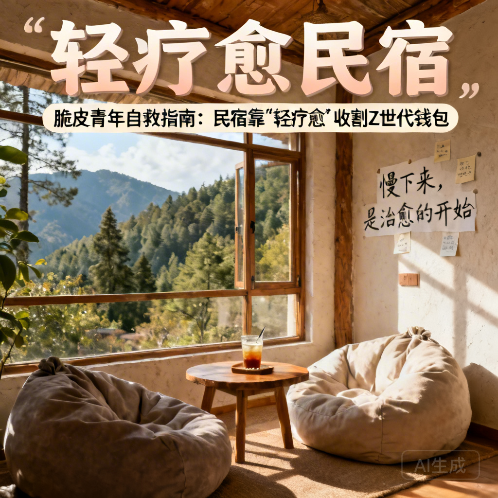 “脆皮”青年自救指南：民宿靠“轻疗愈”收割Z世代钱包​