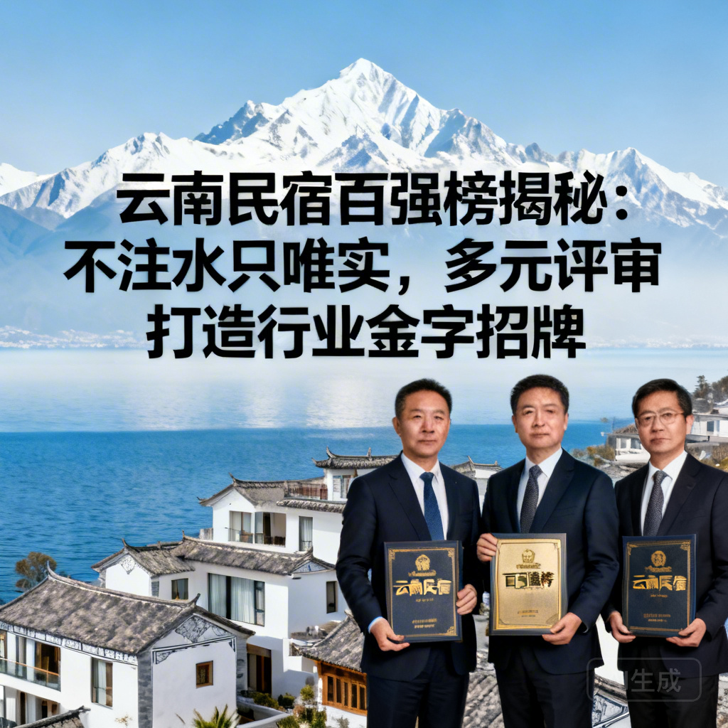 云南民宿百强榜揭秘：不注水只唯实，多元评审打造行业金字招牌​