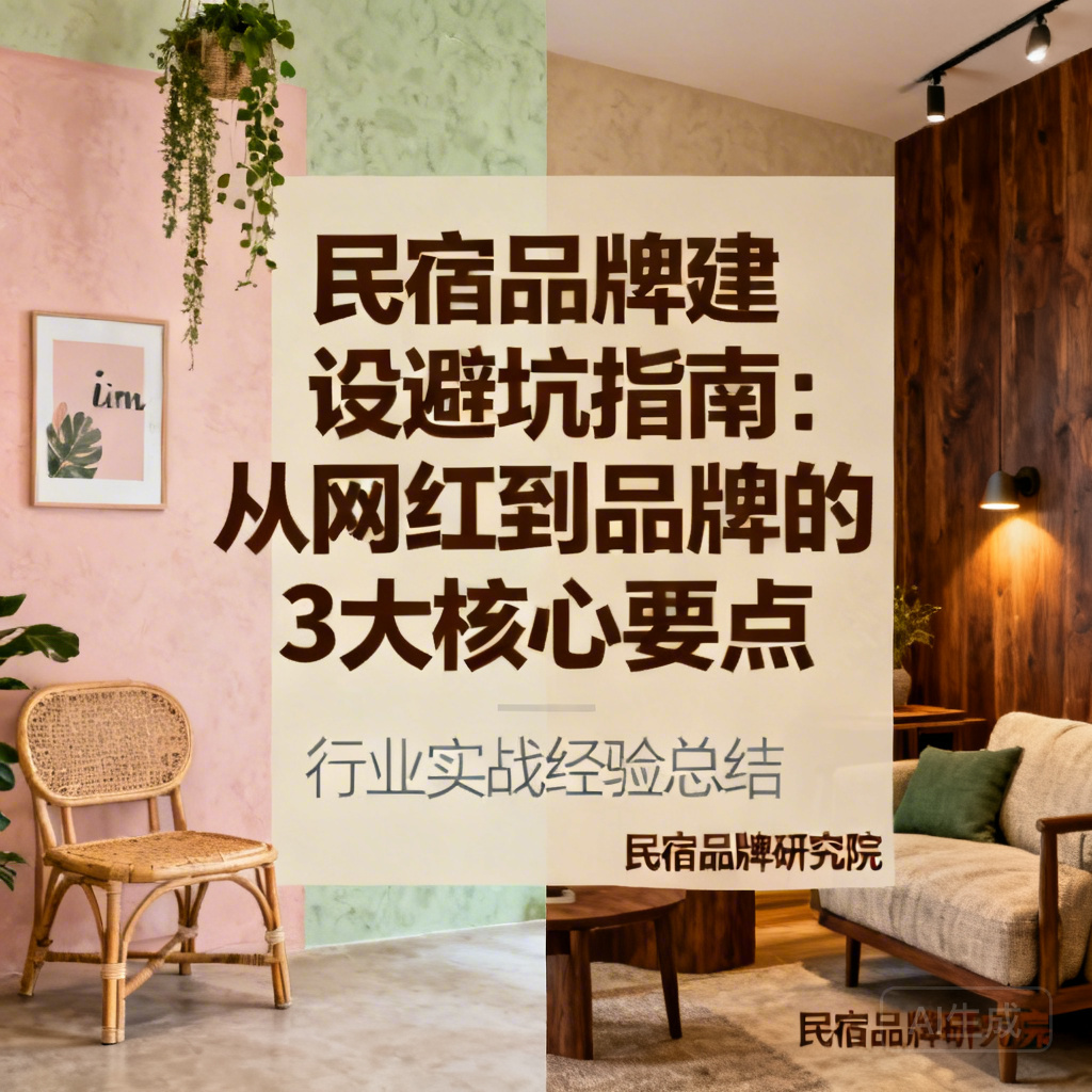 民宿品牌建设避坑指南：从网红到品牌的3大核心要点​