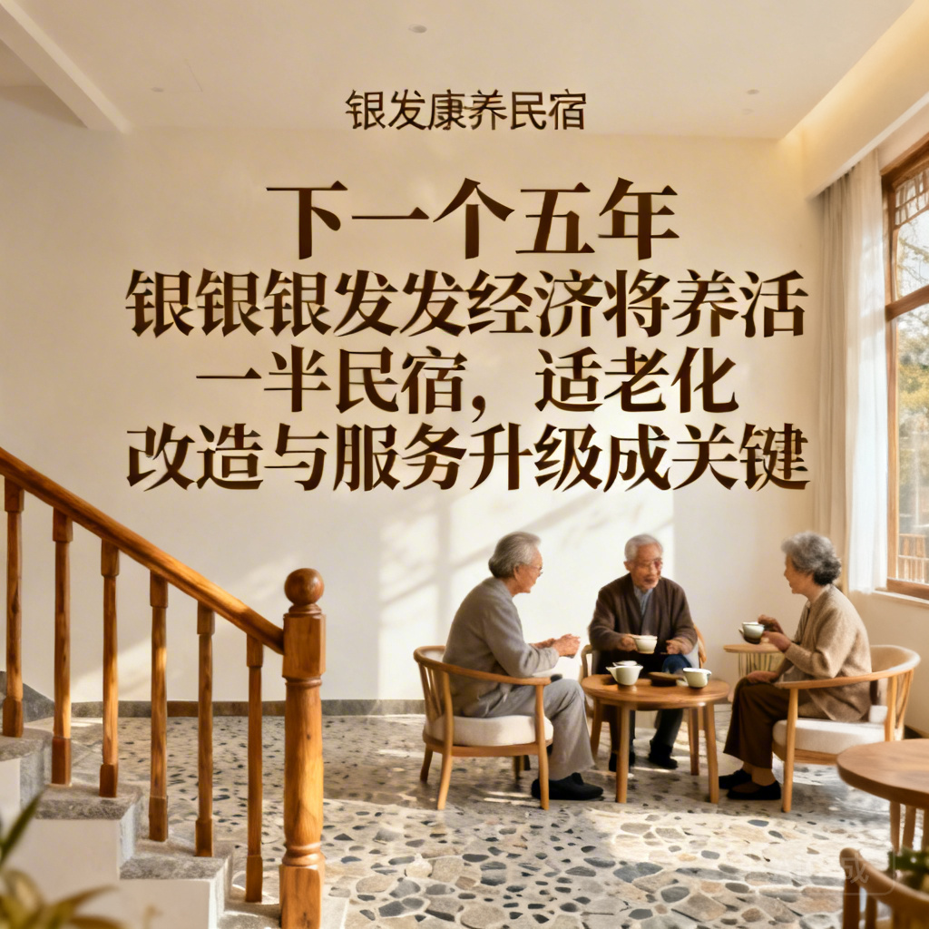下一个五年银发经济将养活一半民宿，适老化改造与服务升级成关键​