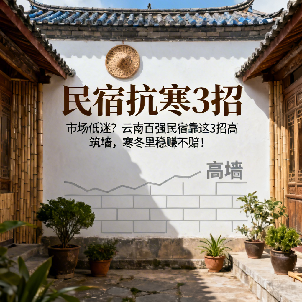 市场低迷？云南百强民宿靠这3招高筑墙，寒冬里稳赚不赔！​
