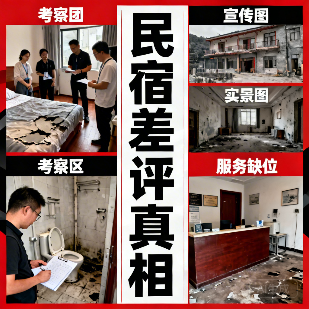 反向考察差评民宿，揭露服务缺失、诚信不足、文化空壳三大行业顽疾。​