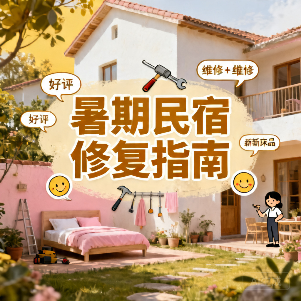 暑期民宿旺季后遗症！三连修复口碑资产人心，旺季回血秘籍快收好！​