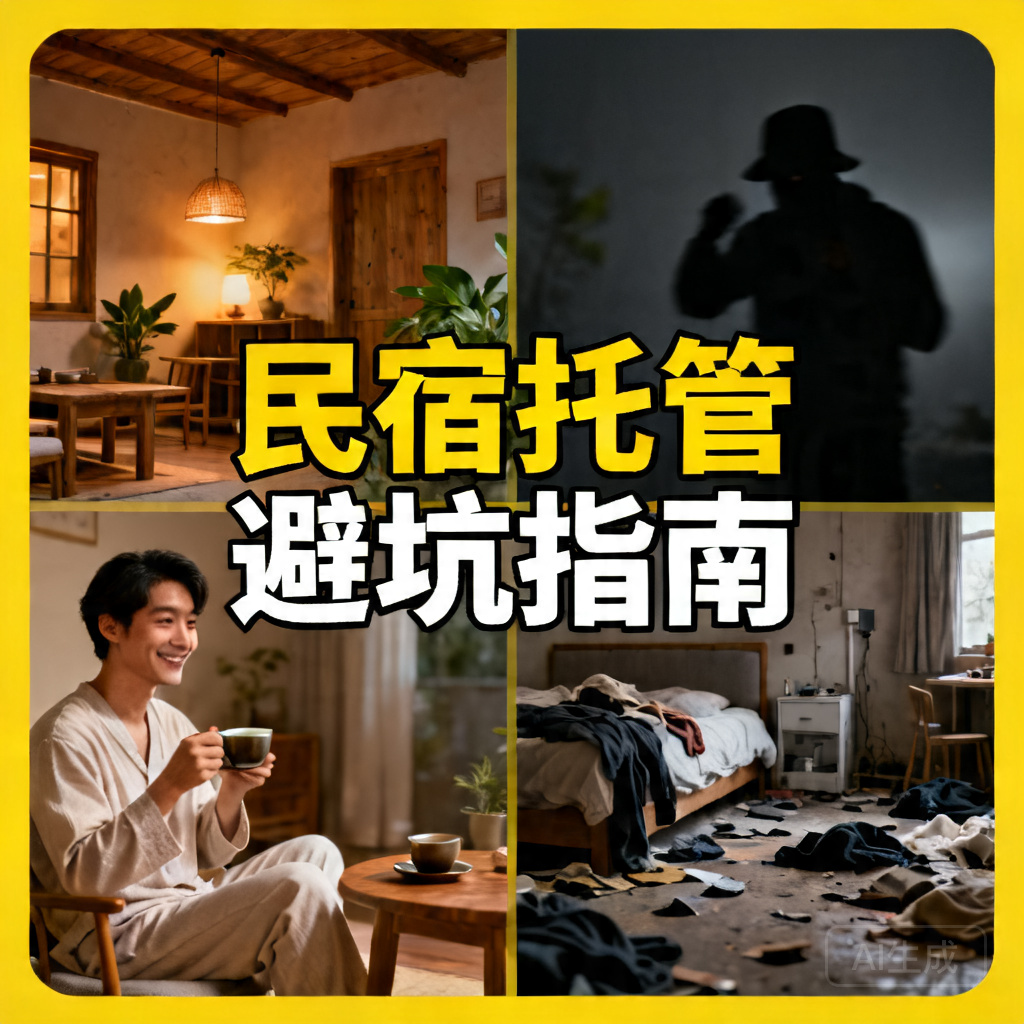 民宿托管水深！甩手掌柜还是引狼入室？避坑指南教你慧眼识真！​